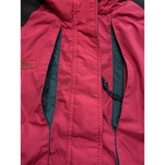 VTG 90s Women’s Columbia Powder Keg Large Hot Pink Jacket Ski Snowboard - Picture 4 of 8